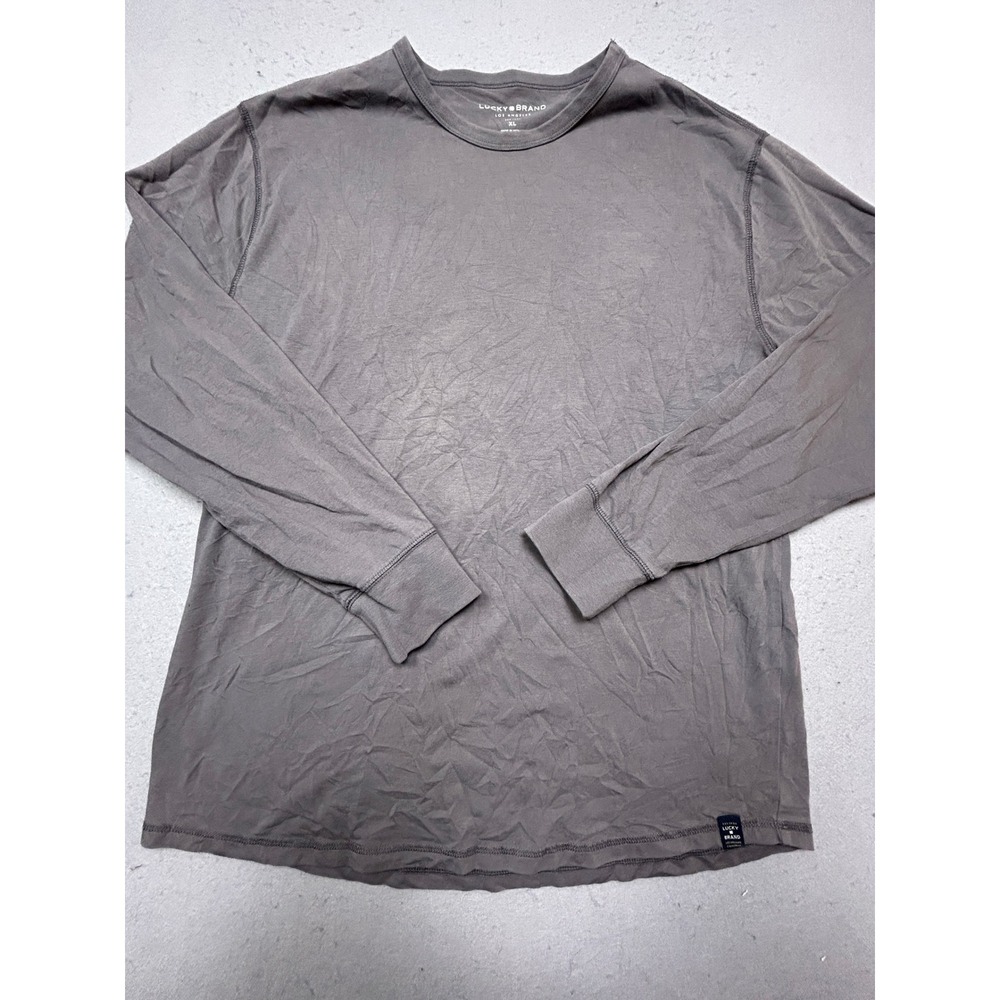 Lucky Brand T-Shirt Cotton Grey XL Mens